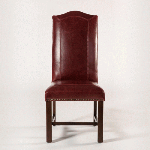 Red Leather Dining Chairs (Photo 14 of 20)