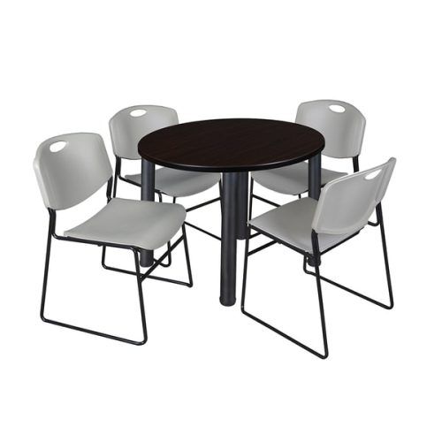 Round Breakroom Tables And Chair Set (Photo 16 of 20)