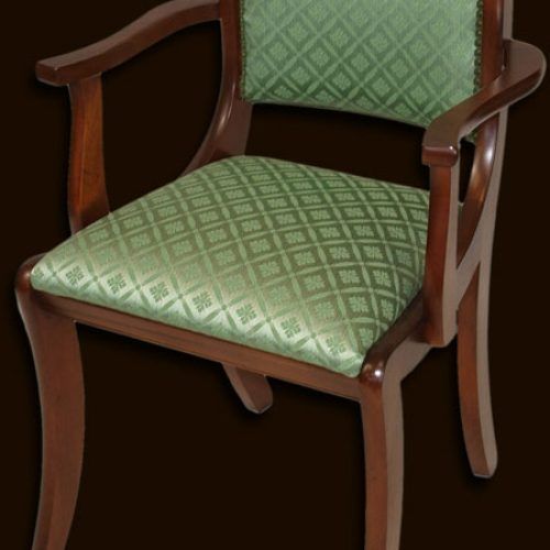 Carlton Wood Leg Upholstered Dining Chairs (Photo 14 of 20)