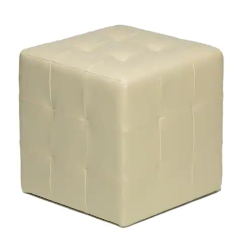Solid Cuboid Pouf Ottomans (Photo 9 of 20)