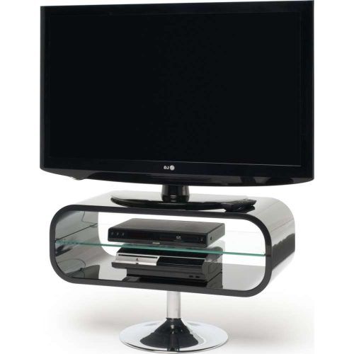 Ovid Tv Stands Black (Photo 15 of 20)