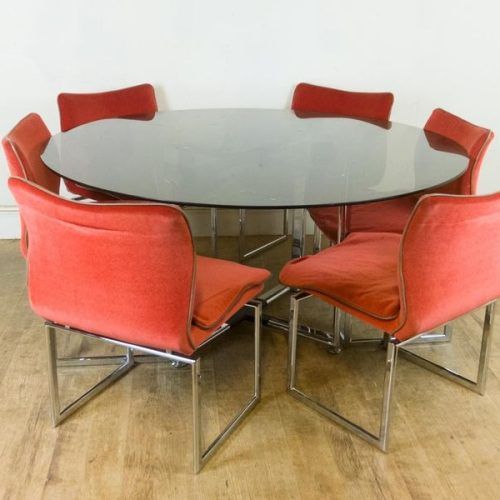 Retro Glass Dining Tables And Chairs (Photo 4 of 20)