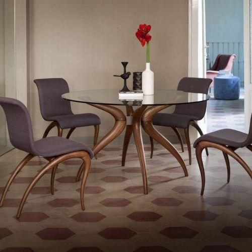 Retro Glass Dining Tables And Chairs (Photo 2 of 20)