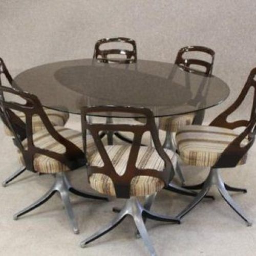 Retro Glass Dining Tables And Chairs (Photo 1 of 20)