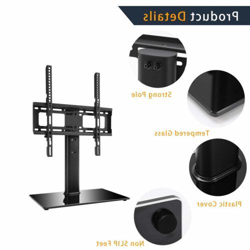 Modern Black Universal Tabletop Tv Stands (Photo 14 of 20)