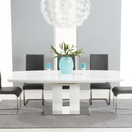 White Gloss Dining Room Tables (Photo 6 of 20)