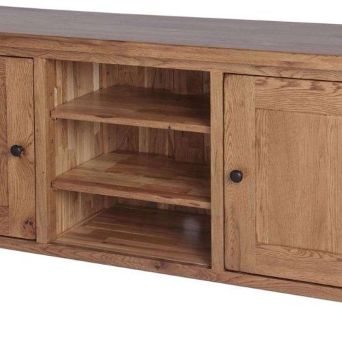 Oak Tv Cabinets With Doors (Photo 3 of 20)