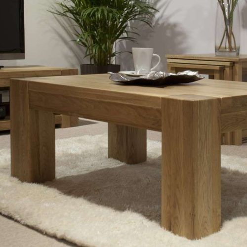 Square Oak Coffee Tables (Photo 12 of 20)
