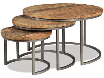 Coffee Tables of 3 Nesting Tables