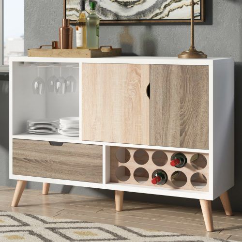 Togal Contemporary White/light Oak Dining Buffets (Photo 13 of 20)