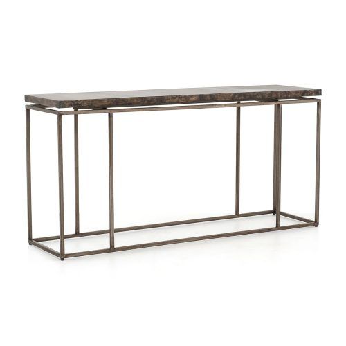Roman Metal Top Console Tables (Photo 1 of 20)