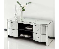 2024 Best of Mirrored Tv Cabinets Furniture