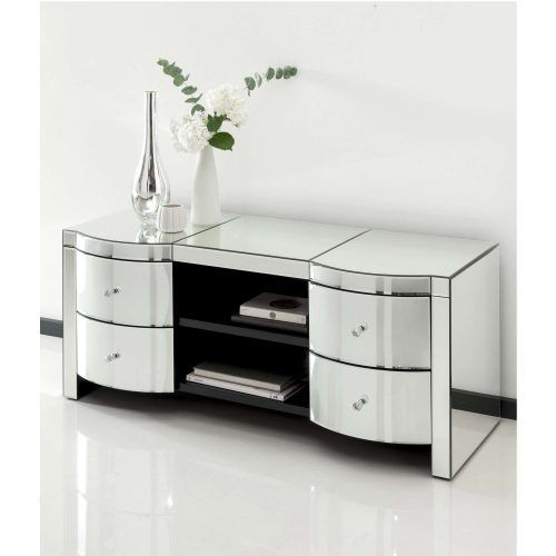 Mirrored Tv Cabinets Furniture (Photo 1 of 20)