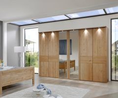 20 Collection of Oak Mirrored Wardrobes
