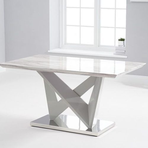 Glossy Gray Dining Tables (Photo 8 of 20)
