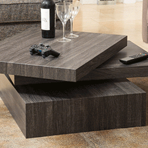 Rotating Wood Coffee Tables (Photo 2 of 20)