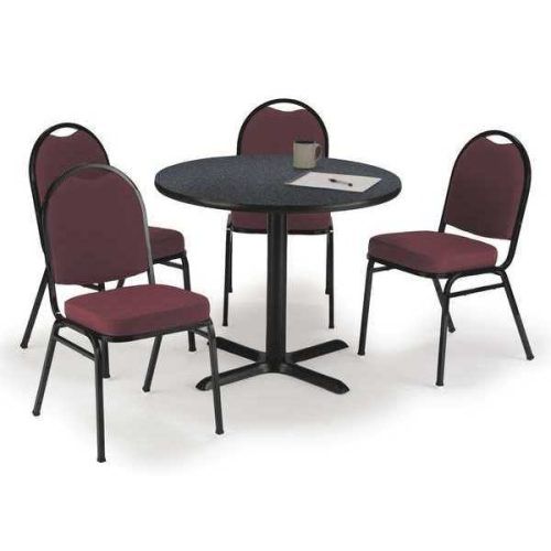 Round Breakroom Tables And Chair Set (Photo 20 of 20)