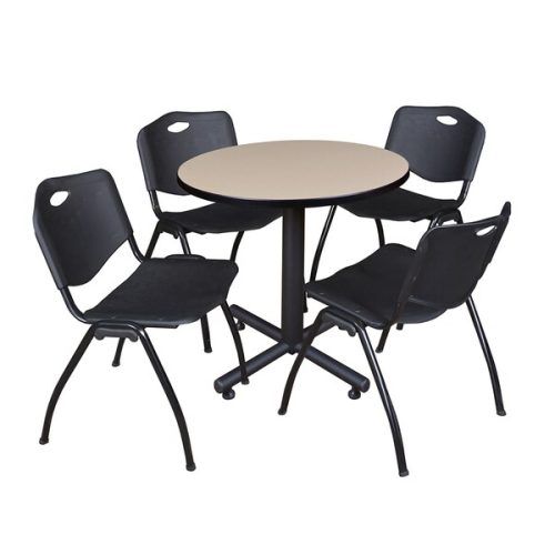 Round Breakroom Tables And Chair Set (Photo 17 of 20)