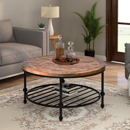 2-Piece Round Coffee Tables Set (Photo 1 of 20)