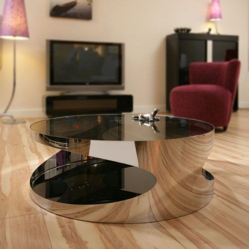 Geometric Glass Modern Coffee Tables (Photo 19 of 20)