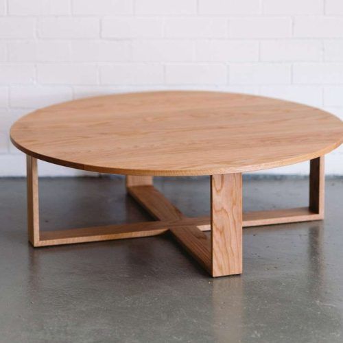 Round Oak Coffee Tables (Photo 7 of 20)