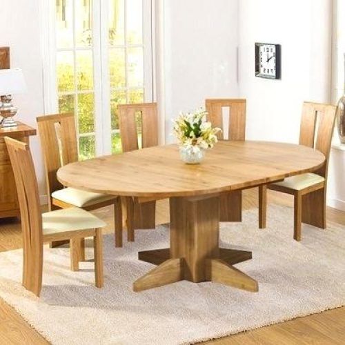 Round Extending Oak Dining Tables And Chairs (Photo 17 of 20)
