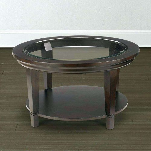 Round Glass And Wood Coffee Tables (Photo 17 of 20)