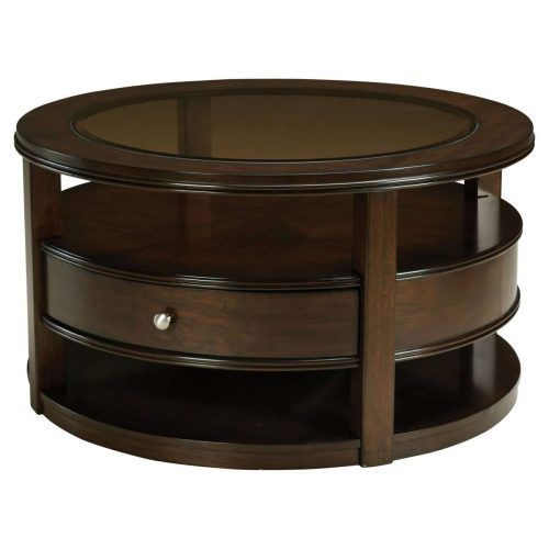 Round Coffee Tables With Drawers (Photo 3 of 20)
