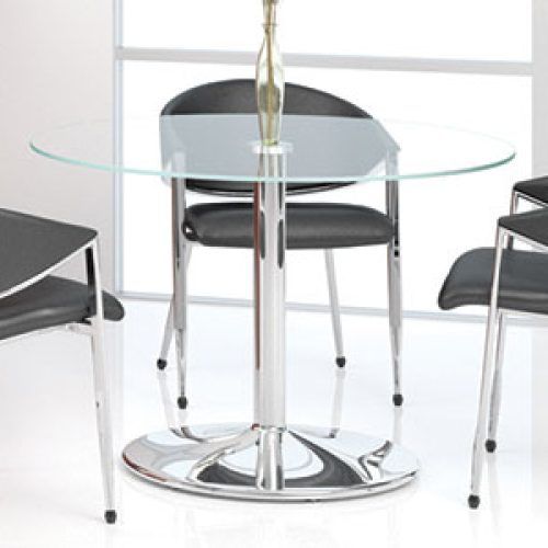 Polished Chrome Round Console Tables (Photo 15 of 20)