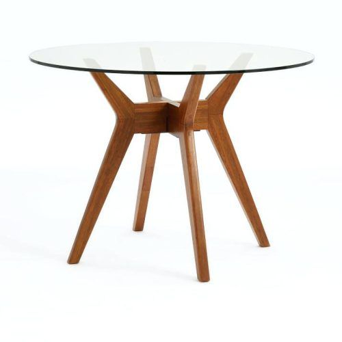 Round Glass And Oak Dining Tables (Photo 16 of 20)