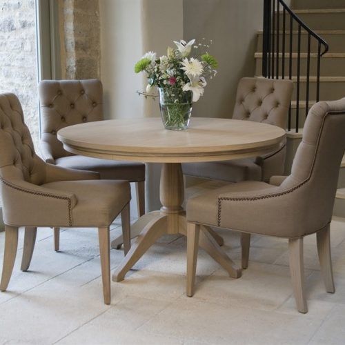 Round Oak Dining Tables And Chairs (Photo 11 of 20)