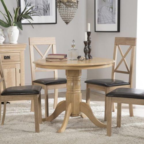 Round Oak Dining Tables And Chairs (Photo 16 of 20)