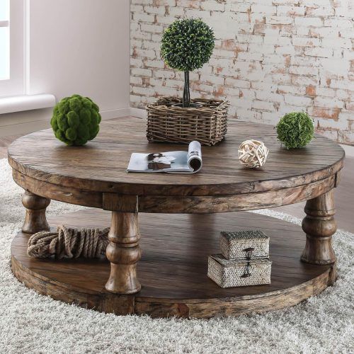 Brown Rustic Coffee Tables (Photo 17 of 20)