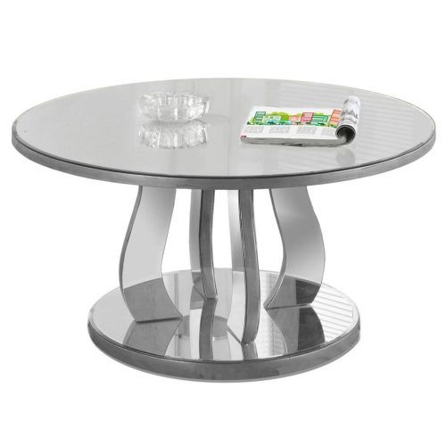 Silver Mirror And Chrome Coffee Tables (Photo 14 of 20)
