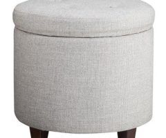 20 Best Collection of Textured Green Round Pouf Ottomans