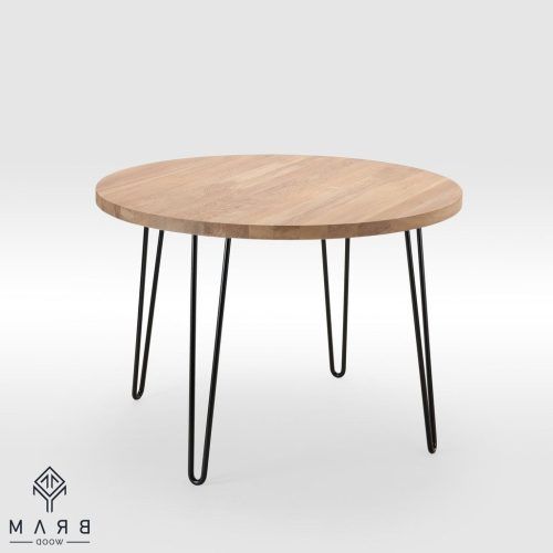 Round Hairpin Leg Dining Tables (Photo 11 of 20)