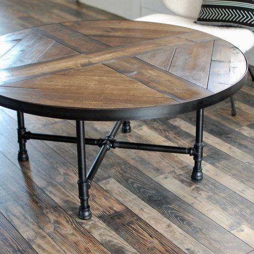 Round Industrial Coffee Tables (Photo 3 of 20)