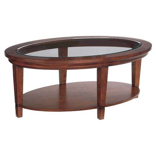 Round Glass And Wood Coffee Tables (Photo 12 of 20)