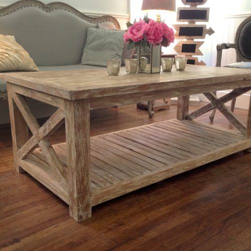 Oceanside White-Washed Coffee Tables (Photo 4 of 20)