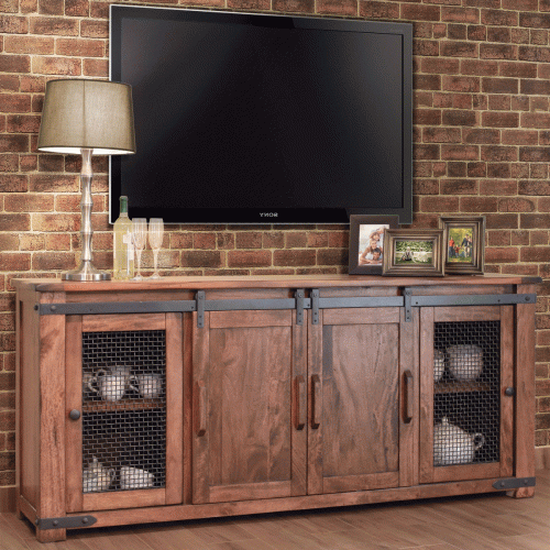 Rustic Red Tv Stands (Photo 4 of 15)