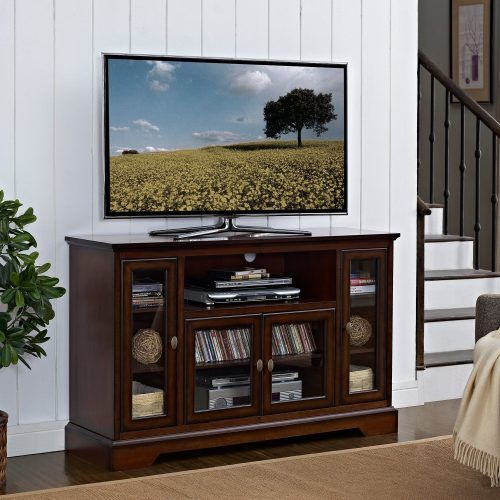 Modern Black Floor Glass Tv Stands For Tvs Up To 70 Inch (Photo 8 of 20)