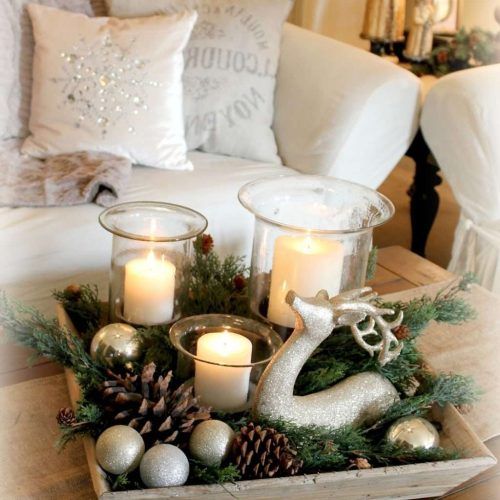 Rustic Christmas Coffee Table Decors (Photo 2 of 20)