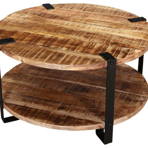 Round Industrial Coffee Tables (Photo 11 of 20)