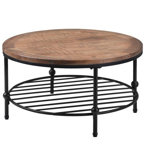 Rustic Round Coffee Tables (Photo 17 of 20)