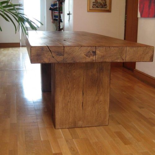 Rustic Oak Dining Tables (Photo 11 of 20)