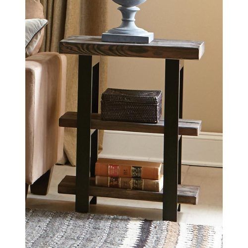 Carbon Loft Kenyon Cube Brown Wood Rustic Coffee Tables (Photo 13 of 20)