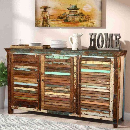 Reclaimed Wood Sideboards (Photo 10 of 20)
