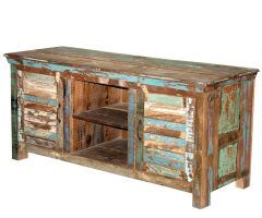 15 Collection of Recycled Wood Tv Stands