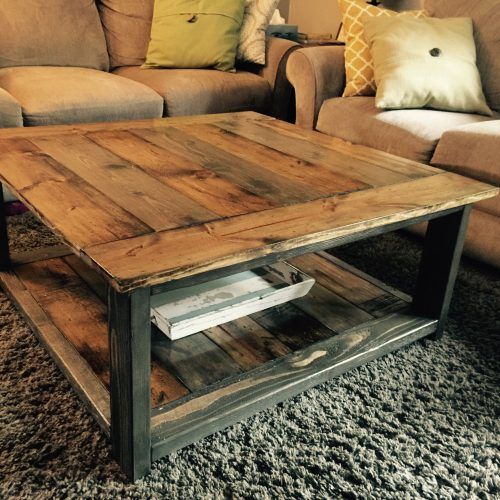 Rustic Wood Coffee Tables (Photo 9 of 20)