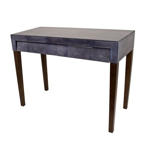 Faux Shagreen Console Tables (Photo 11 of 20)